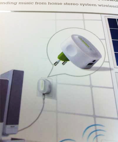 Gadgetสำหรับสาวกที่คลั่งเสียงเพลง Bluetooth 4.0 Home Music Reciever (Roxa)