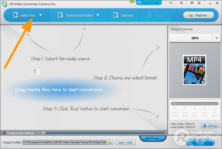 WonderFox HD Video Converter Factory Pro โปรแกรมแปลงไฟล์วิดีโอ 4K แปลงไฟล์เสียง ทำริงโทนได้ด้วย