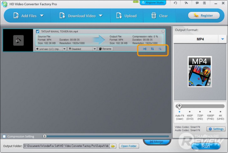 WonderFox HD Video Converter Factory Pro โปรแกรมแปลงไฟล์วิดีโอ 4K แปลงไฟล์เสียง ทำริงโทนได้ด้วย