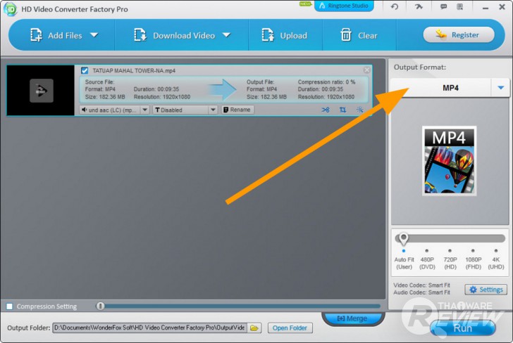 WonderFox HD Video Converter Factory Pro โปรแกรมแปลงไฟล์วิดีโอ 4K แปลงไฟล์เสียง ทำริงโทนได้ด้วย