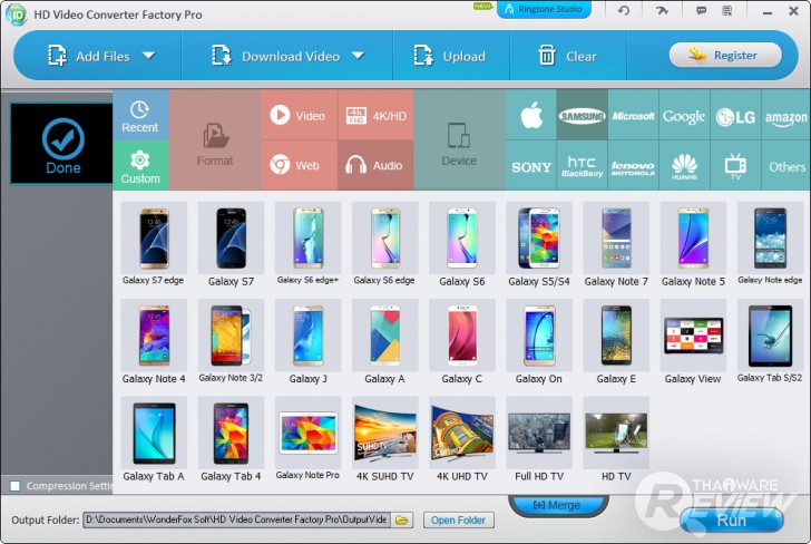 WonderFox HD Video Converter Factory Pro โปรแกรมแปลงไฟล์วิดีโอ 4K แปลงไฟล์เสียง ทำริงโทนได้ด้วย