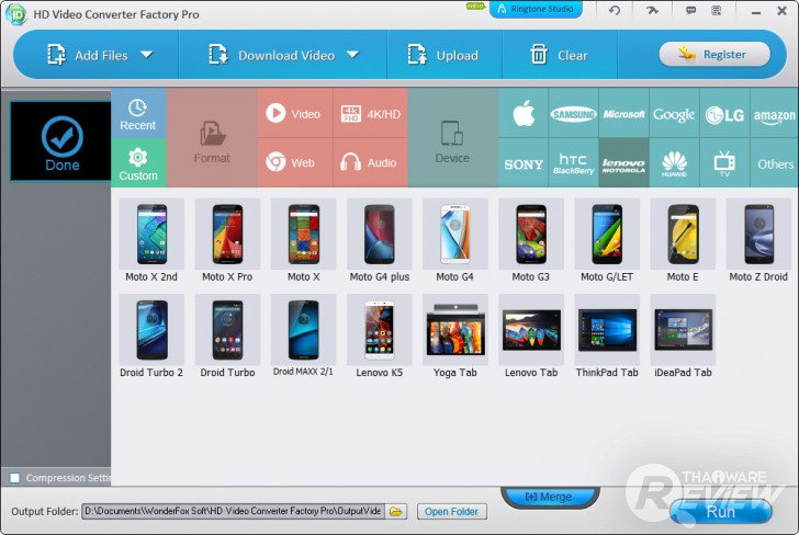WonderFox HD Video Converter Factory Pro โปรแกรมแปลงไฟล์วิดีโอ 4K แปลงไฟล์เสียง ทำริงโทนได้ด้วย