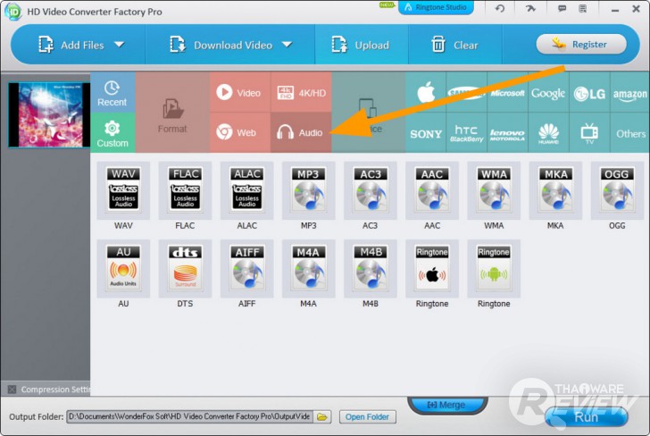 WonderFox HD Video Converter Factory Pro โปรแกรมแปลงไฟล์วิดีโอ 4K แปลงไฟล์เสียง ทำริงโทนได้ด้วย