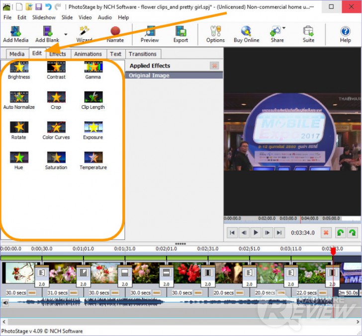 PhotoStage Slideshow Producer ตัดต่อคลิปวิดีโอง่ายๆ ได้ดั่งใจ