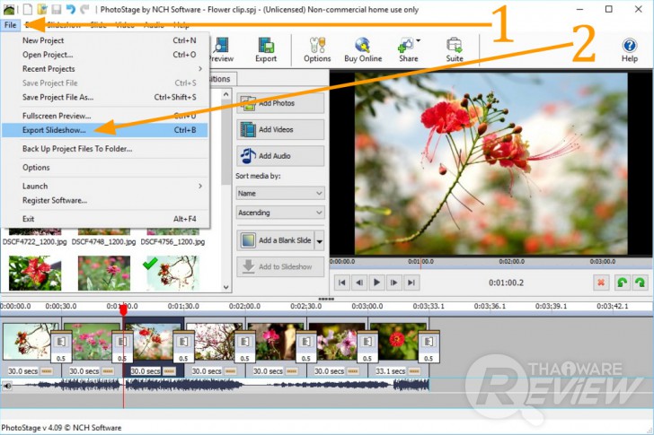 PhotoStage Slideshow Producer ตัดต่อคลิปวิดีโอง่ายๆ ได้ดั่งใจ
