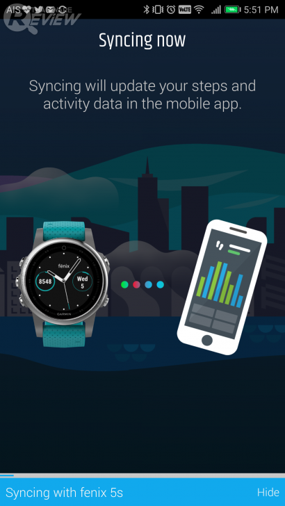 GARMIN FENIX 5S นาฬิกามัลติสปอร์ตวอช ไซส์เพรียว คู่กับข้อมือกะทัดรัด
