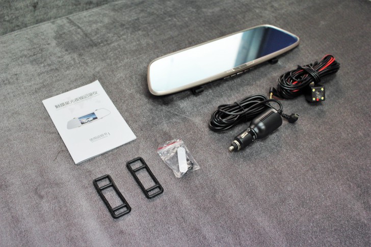 กล้องติดรถยนต์ JC Gadget รุ่น L808 แบบกระจกมองหลัง พร้อมกล้องคู่ ได้ทั้งหน้าและหลัง