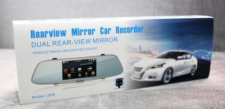 กล้องติดรถยนต์ JC Gadget รุ่น L808 แบบกระจกมองหลัง พร้อมกล้องคู่ ได้ทั้งหน้าและหลัง