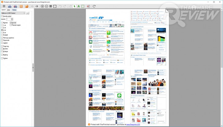 FinePrint จัดการรูปแบบงานพิมพ์ง่ายๆ ด้วยเครื่องมือที่ไม่ซับซ้อน