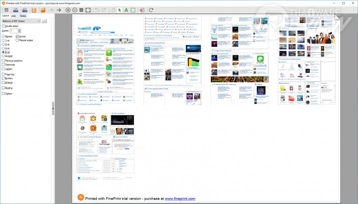 FinePrint จัดการรูปแบบงานพิมพ์ง่ายๆ ด้วยเครื่องมือที่ไม่ซับซ้อน