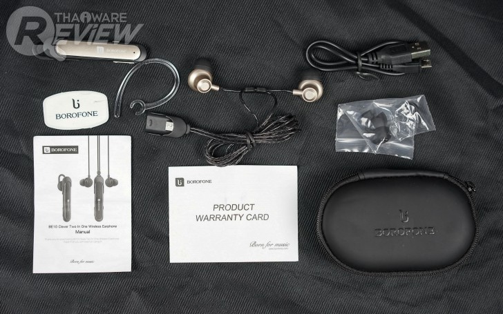 BOROFONE BE10 หูฟังไร้สายแปลงร่างได้ ฟังข้างเดียวก็ได้ สองข้างก็ดี