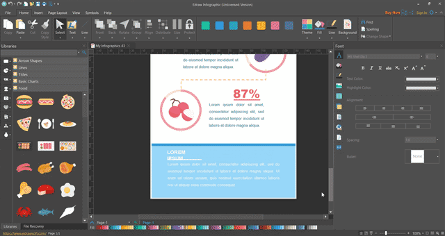 Edraw Infographic โปรแกรมสร้างอินโฟกราฟิกส์แบบมืออาชีพได้ง่ายๆ ตามสไตล์ของเรา Edraw Infographic โปรแกรมสร้างอินโฟกราฟิกส์แบบมืออาชีพได้ง่ายๆ ตามสไตล์ของเรา