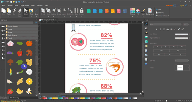 Edraw Infographic โปรแกรมสร้างอินโฟกราฟิกส์แบบมืออาชีพได้ง่ายๆ ตามสไตล์ของเรา Edraw Infographic โปรแกรมสร้างอินโฟกราฟิกส์แบบมืออาชีพได้ง่ายๆ ตามสไตล์ของเรา