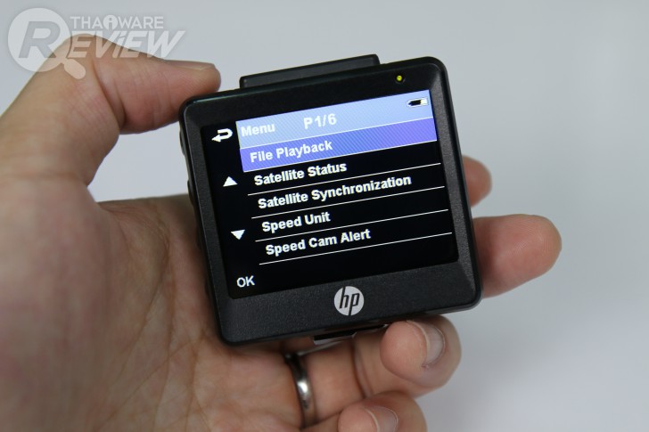 HP f550g กล้องติดรถยนต์เลนส์แก้วมุมกว้าง 156 องศา ความละเอียด Quad HD คมชัดสะใจ