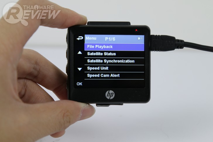 HP f550g กล้องติดรถยนต์เลนส์แก้วมุมกว้าง 156 องศา ความละเอียด Quad HD คมชัดสะใจ