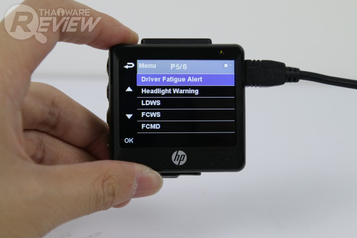 HP f550g กล้องติดรถยนต์เลนส์แก้วมุมกว้าง 156 องศา ความละเอียด Quad HD คมชัดสะใจ