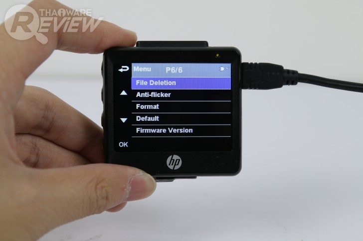 HP f550g กล้องติดรถยนต์เลนส์แก้วมุมกว้าง 156 องศา ความละเอียด Quad HD คมชัดสะใจ