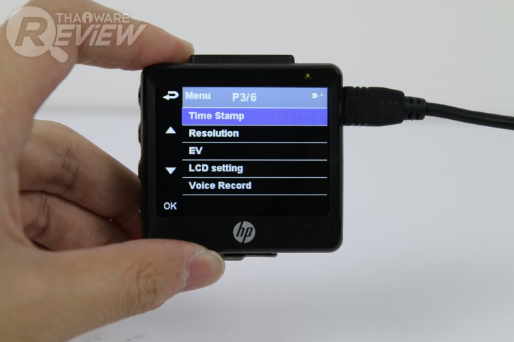 HP f550g กล้องติดรถยนต์เลนส์แก้วมุมกว้าง 156 องศา ความละเอียด Quad HD คมชัดสะใจ