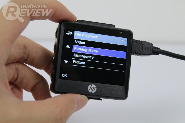 HP f550g กล้องติดรถยนต์เลนส์แก้วมุมกว้าง 156 องศา ความละเอียด Quad HD คมชัดสะใจ