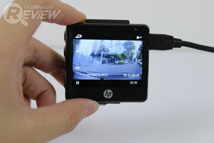 HP f550g กล้องติดรถยนต์เลนส์แก้วมุมกว้าง 156 องศา ความละเอียด Quad HD คมชัดสะใจ