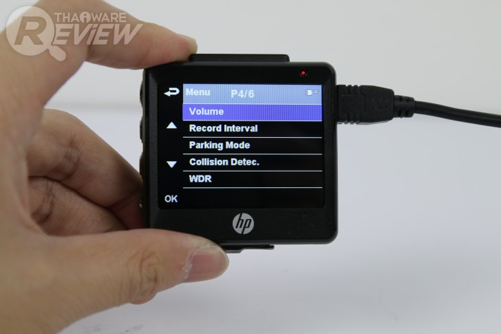 HP f550g กล้องติดรถยนต์เลนส์แก้วมุมกว้าง 156 องศา ความละเอียด Quad HD คมชัดสะใจ