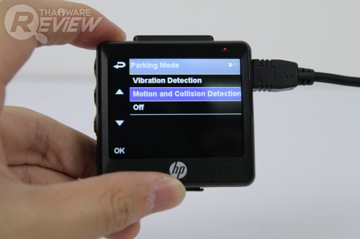 HP f550g กล้องติดรถยนต์เลนส์แก้วมุมกว้าง 156 องศา ความละเอียด Quad HD คมชัดสะใจ