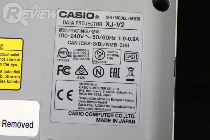 Casio XJ-V2 โปรเจคเตอร์ราคาเบาๆ ฉายภาพสวย ใช้งานยาวนานด้วยหลอดฉาย Lamp Free