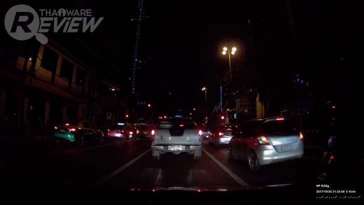 HP f550g กล้องติดรถยนต์เลนส์แก้วมุมกว้าง 156 องศา ความละเอียด Quad HD คมชัดสะใจ