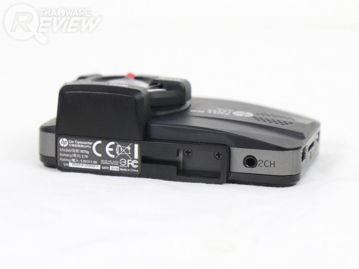 HP f870g กล้องติดรถยนต์ จอใหญ่ 3 นิ้ว มีกล้องหลังพร้อมระบบช่วยจอดรถ และ GPS ในตัว