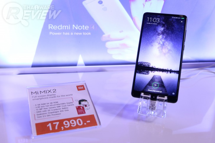 Xiaomi Mi MIX 2 สานต่อสมาร์ทโฟนไร้ขอบ พื้นผิวเซรามิก หรูหรา ราคาจับต้องง่าย
