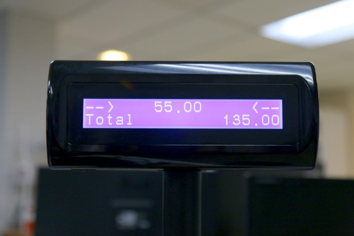 รวมชุดอุปกรณ์งาน POS ของ CODESOFT เครื่องสแกนบาร์โค้ด+เครื่องพิมพ์ใบเสร็จ+จอภาพสำหรับลูกค้า