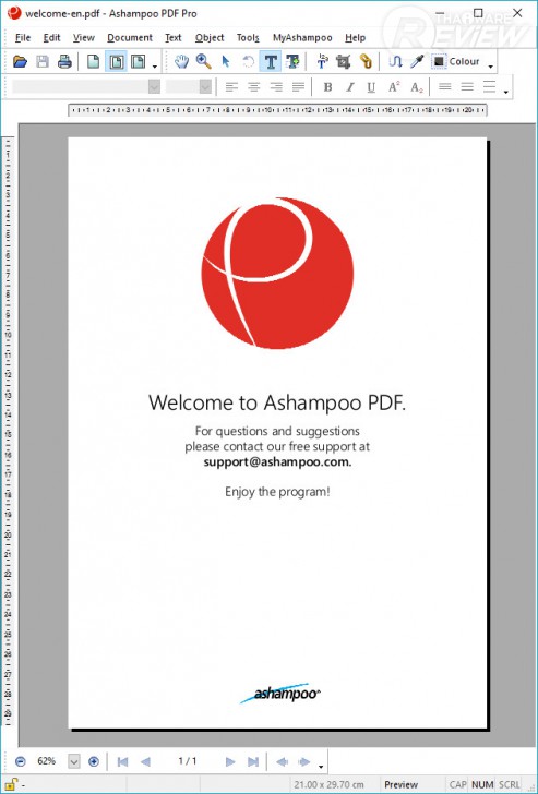 Ashampoo PDF Pro โปรแกรมแก้ไขไฟล์ PDF สะดวกครบฟังก์ชั่น หน้าตาใช้งานง่าย Ashampoo PDF Pro โปรแกรมแก้ไขไฟล์ PDF สะดวกครบฟังก์ชั่น หน้าตาใช้งานง่าย