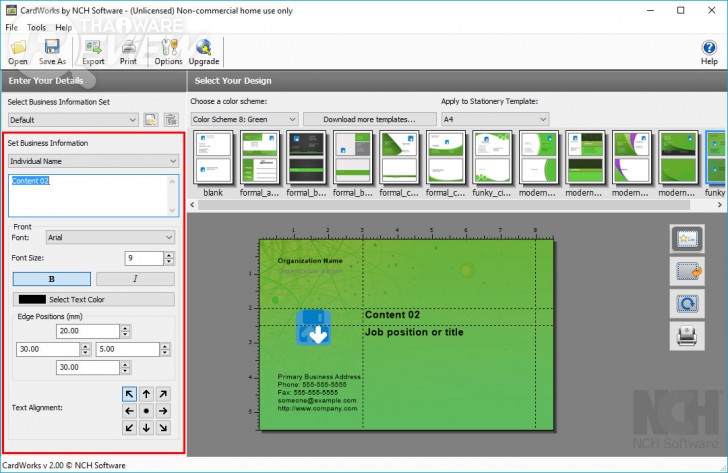 CardWorks Business Card โปรแกรมทำนามบัตรสำเร็จรูปสำหรับธุรกิจ ที่ใครๆ ก็ออกแบบได้