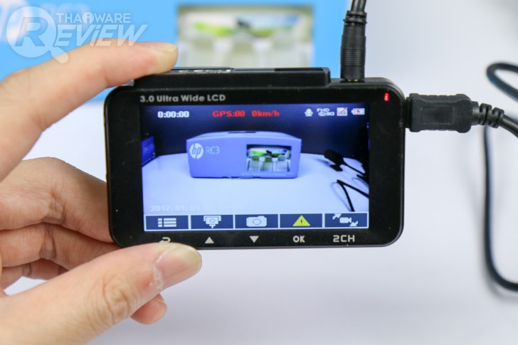 HP RC3 กล้องเสริมติดรถยนต์ ความละเอียด FullHD ติดท้ายรถก็ได้ ขยายเก็บภาพจากมุมอื่นก็ดี