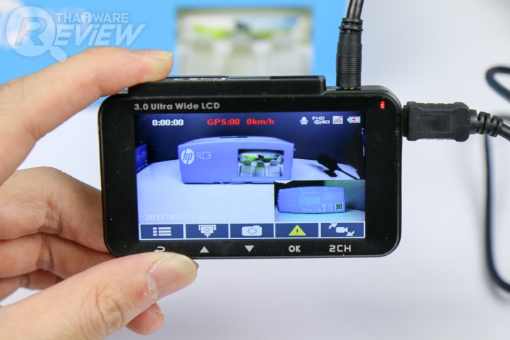 HP RC3 กล้องเสริมติดรถยนต์ ความละเอียด FullHD ติดท้ายรถก็ได้ ขยายเก็บภาพจากมุมอื่นก็ดี