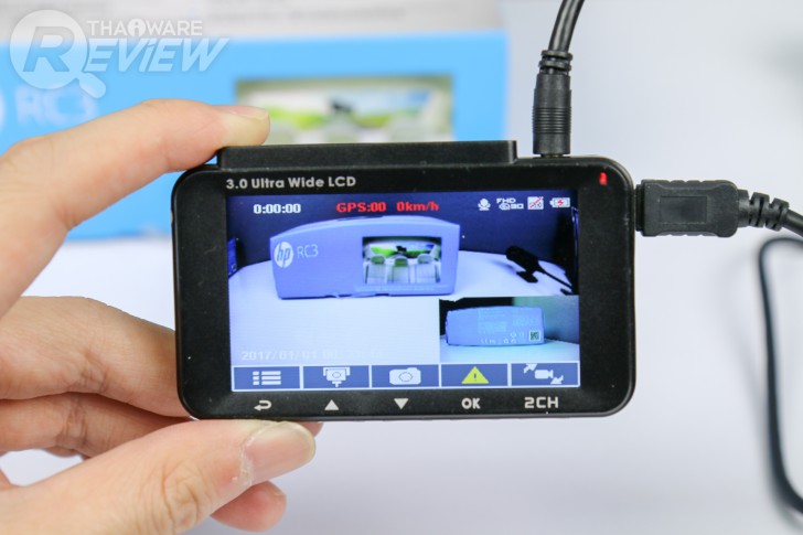 HP RC3 กล้องเสริมติดรถยนต์ ความละเอียด FullHD ติดท้ายรถก็ได้ ขยายเก็บภาพจากมุมอื่นก็ดี