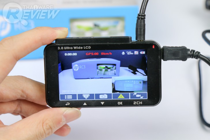 HP RC3 กล้องเสริมติดรถยนต์ ความละเอียด FullHD ติดท้ายรถก็ได้ ขยายเก็บภาพจากมุมอื่นก็ดี