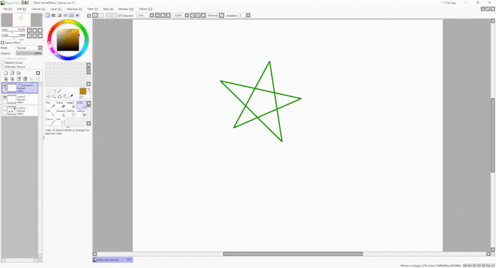 Paint Tool SAI โปรแกรมวาดรูป ไฟล์เล็ก UI สะอาด แปรงหลากหลายเป็นธรรมชาติ