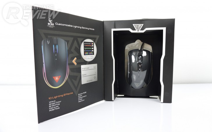 GAMDIAS ZEUS M1 RGB เมาส์เทพสายฟ้า แสงสี มาโคร มาครบ