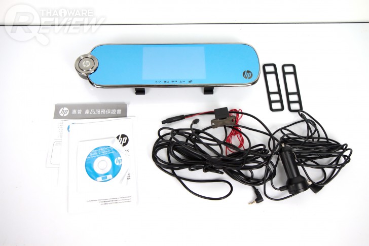 hp f770 กล้องติดรถยนต์สุดเจ๋ง ติดทับกระจกมองหลังได้เลย ไม่เกะกะสายตา