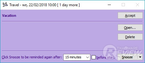 ไม่พลาดทุกนัดหมายสำคัญระหว่างทำงานด้วย Calendarscope โปรแกรมปฏิทินบน PC ไม่พลาดทุกนัดหมายสำคัญระหว่างทำงานด้วย Calendarscope โปรแกรมปฏิทินบน PC