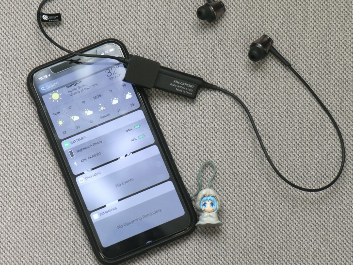 หูฟังไร้สาย ATH-CKR55BT จาก Audio-Technica เสียงดี มีไมค์ ใช้ได้นาน