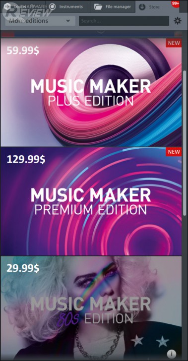 MAGIX Music Maker โปรแกรมทำเพลง ใช้งานง่าย ดีไซน์สวย คลังเสียงเยอะมาก