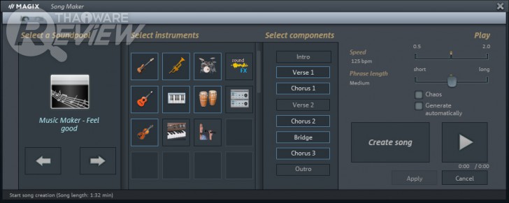 MAGIX Music Maker โปรแกรมทำเพลง ใช้งานง่าย ดีไซน์สวย คลังเสียงเยอะมาก