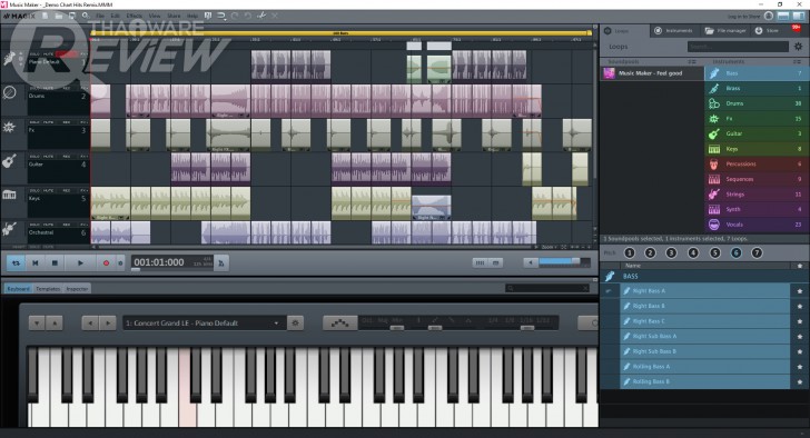 MAGIX Music Maker โปรแกรมทำเพลง ใช้งานง่าย ดีไซน์สวย คลังเสียงเยอะมาก