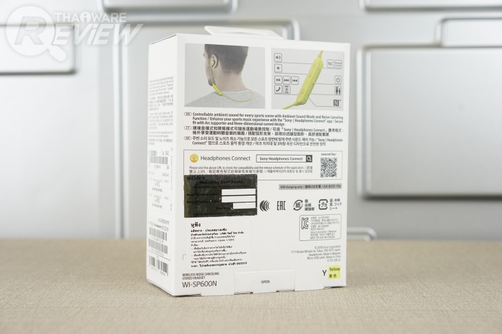 SONY WI-SP600N หูฟังไร้สายเบสหนัก พร้อมระบบตัดเสียงรบกวน