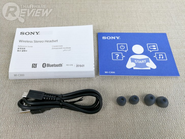 SONY WI-C300 หูฟังไร้สายรุ่นเล็กจากค่ายอารยธรรม ใช้ฟังเพลงก็ได้ คุยโทรศัพท์ก็ดี