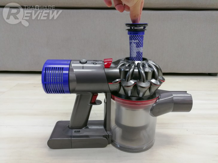 Dyson V8 Carbon Fibre เครื่องดูดฝุ่นไร้สาย อัพเกรดความแรง หัวดูดหลากหลาย จัดได้ทุกกระบวนท่า