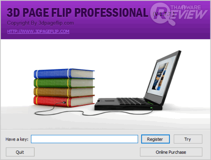 3D PageFlip สร้างหนังสือ 3D e-book จากเอกสาร PDF แบบง่ายๆ แถมใส่ลูกเล่นได้อีกด้วย 
