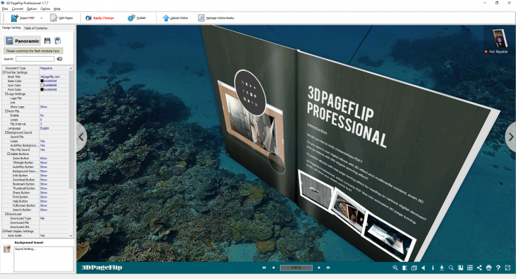 3D PageFlip สร้างหนังสือ 3D e-book จากเอกสาร PDF แบบง่ายๆ แถมใส่ลูกเล่นได้อีกด้วย 